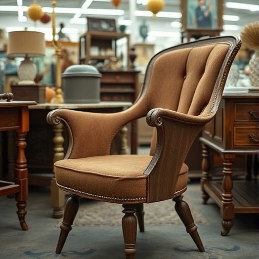 Unique vintage chair found in a thrift store