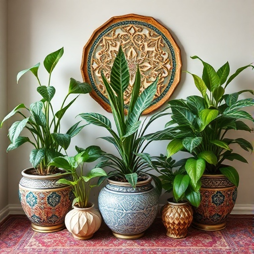 plants in Persian decor