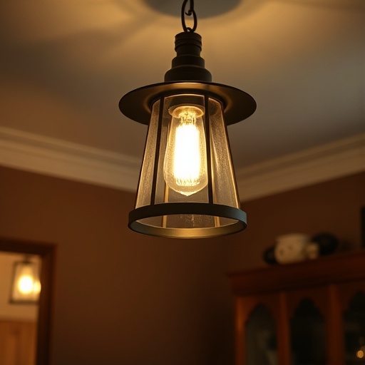 1940s pendant light fixture