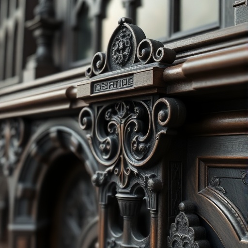 Gothic furniture with intricate carvings