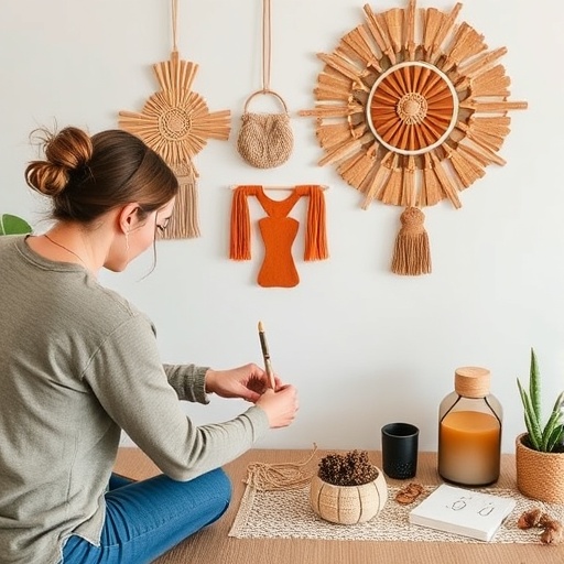 DIY southwestern decor project