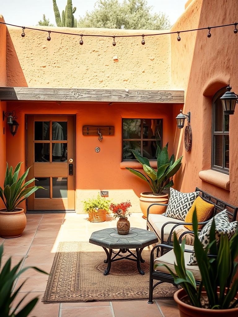 cozy southwestern patio
