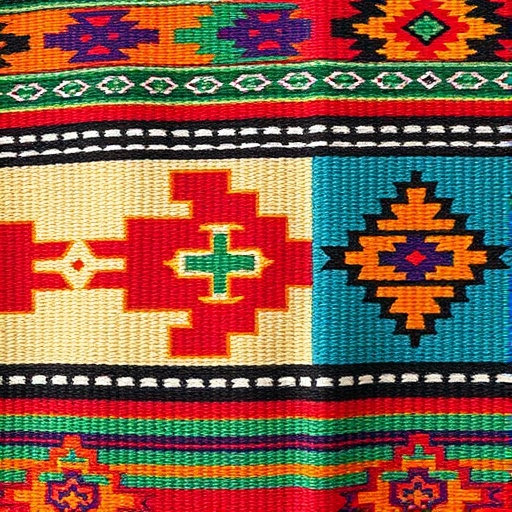 colorful southwestern textiles