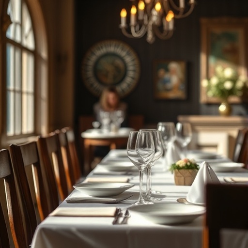 dining room table setting