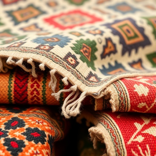 traditional Moroccan textiles with intricate patterns