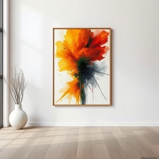 impactful artwork in minimalist decor