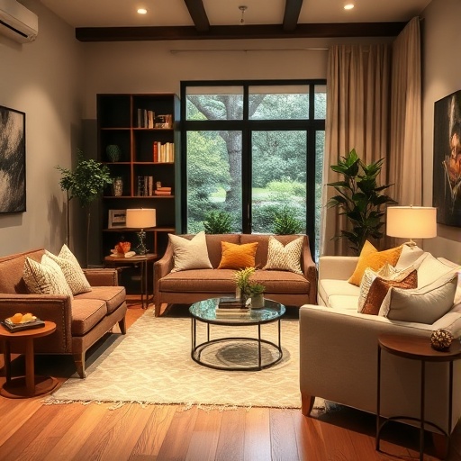cozy furniture arrangement