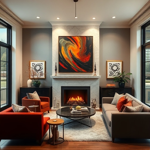 focal point in a living room