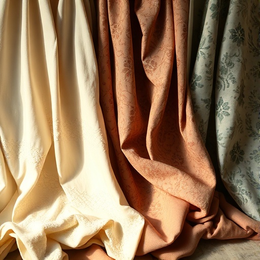 collection of vintage fabrics