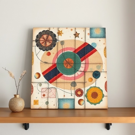 mixed media art piece