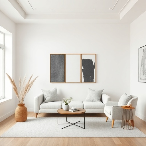 neutral tones in a minimalist decor setting