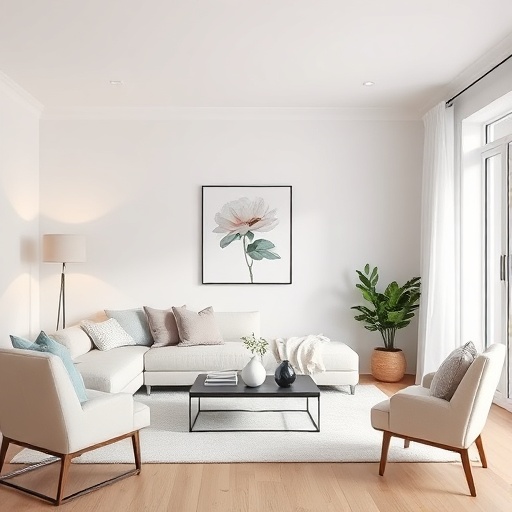 minimalist living room emphasizing simplicity
