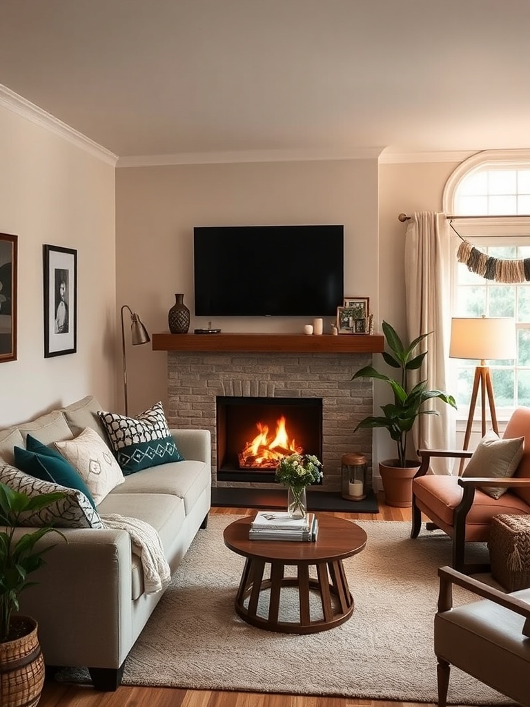 cozy living room reflecting personal style