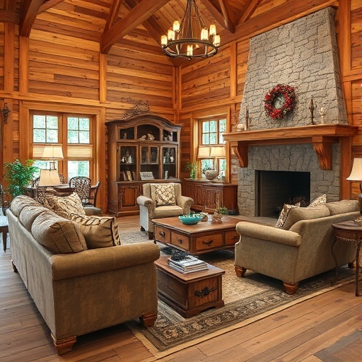 rustic wood furniture
