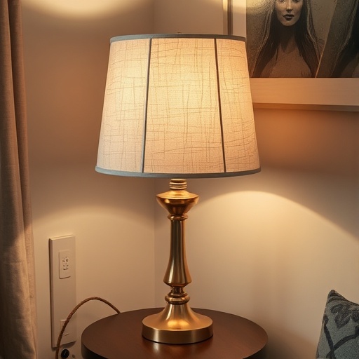 handmade fabric lampshade