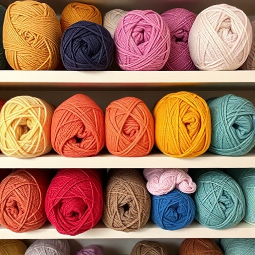 colorful yarn balls for crochet