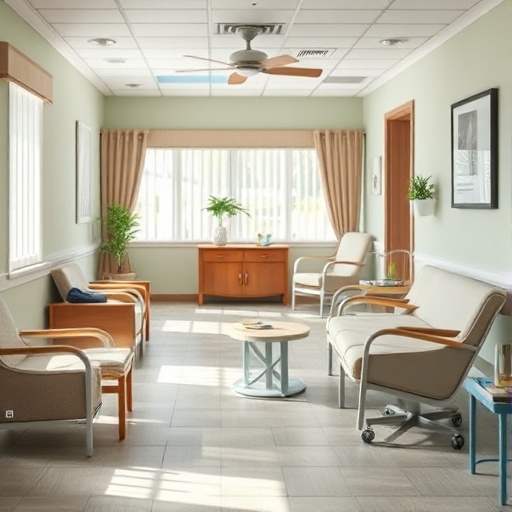 functional furniture in a nursing home layout