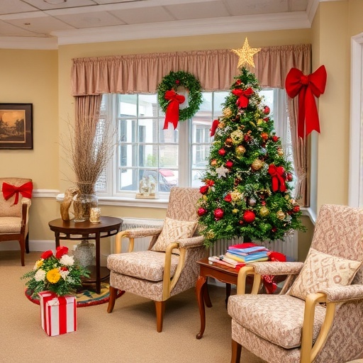 seasonal decor updates in a nursing home
