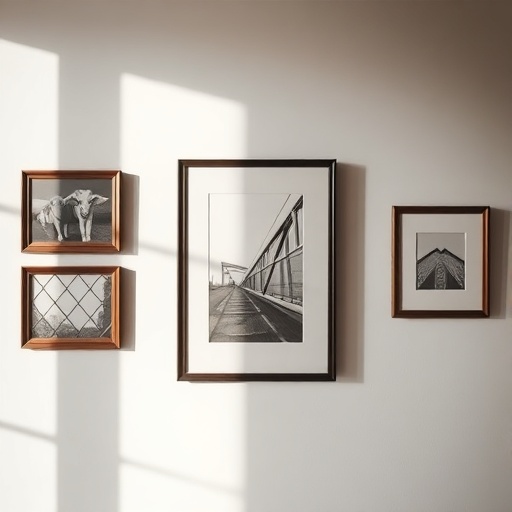 gallery wall with framed art