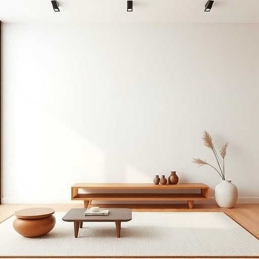 minimalist Asian design room