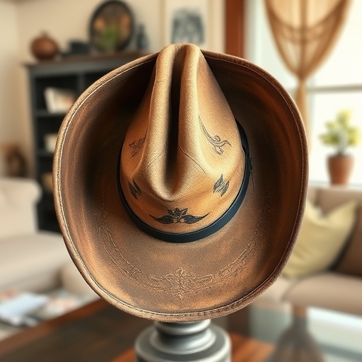 vintage cowboy hat as decor