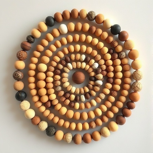 wooden bead wall art