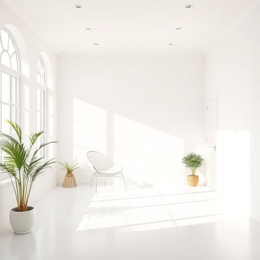 light-colored room for spacious feel