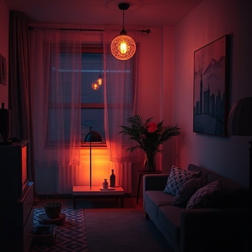 ambient lighting in small apartment