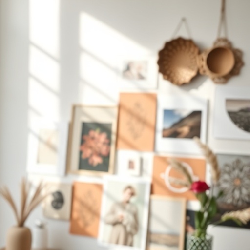 inspiration board for art selection