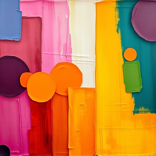 vibrant artwork with cohesive colors