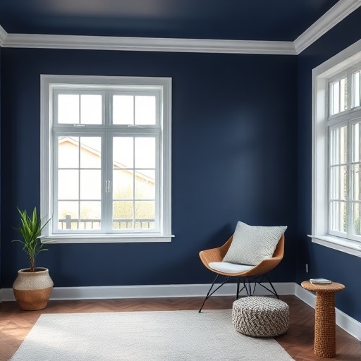 room with bold accent wall