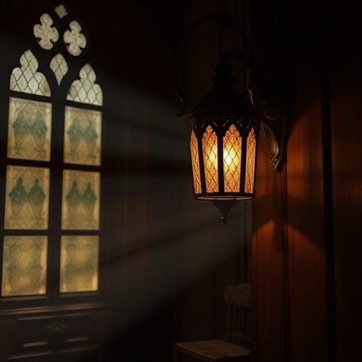 gothic-style lamp