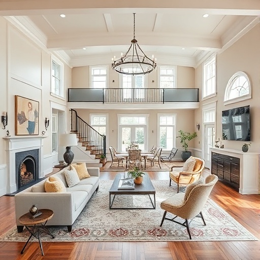 open-concept Victorian layout