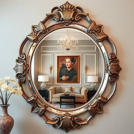 ornate art deco mirror