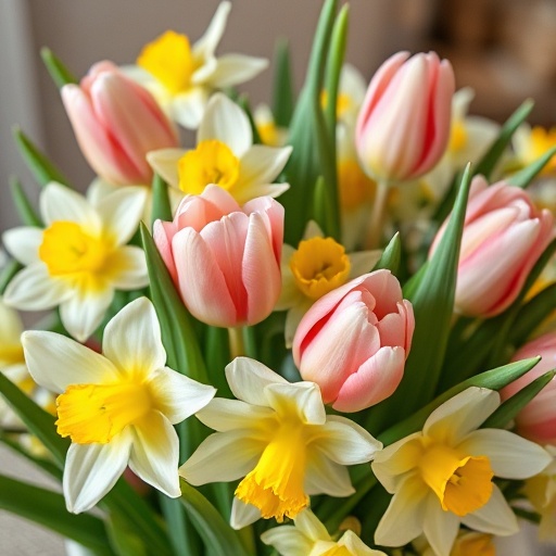 spring flower arrangement