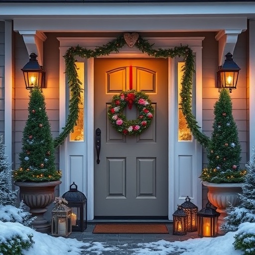 welcoming home entrance