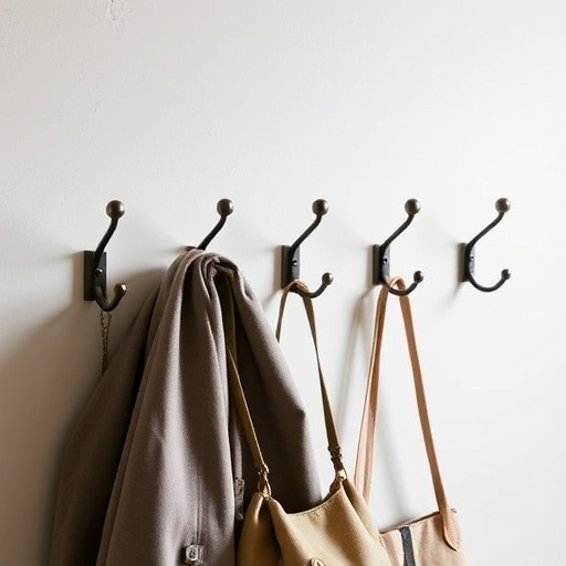 stylish wall-mounted hooks