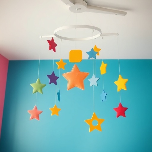 colorful mobile hanging decor
