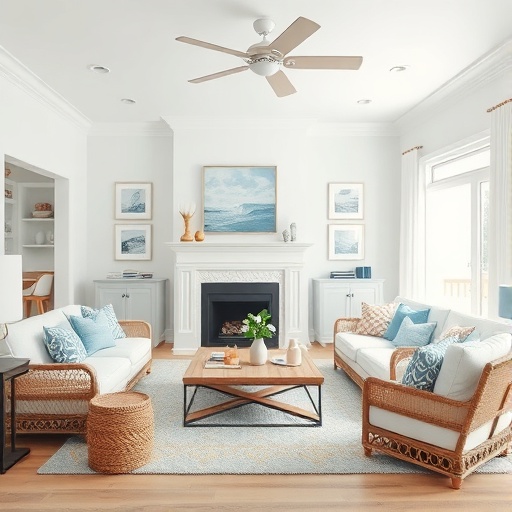 coastal decor living room