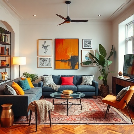 eclectic fusion living space