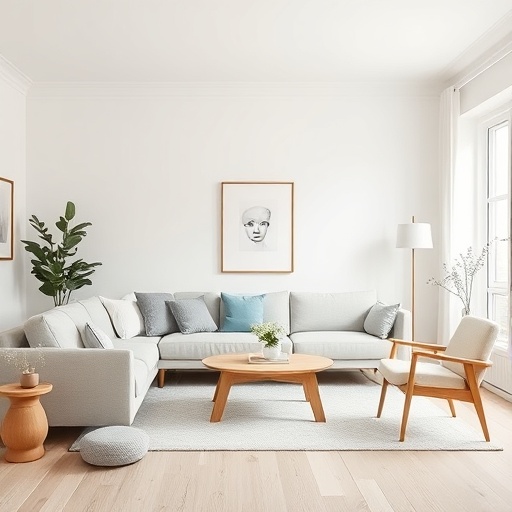 scandinavian simplicity living room