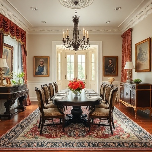 traditional elegance dining room