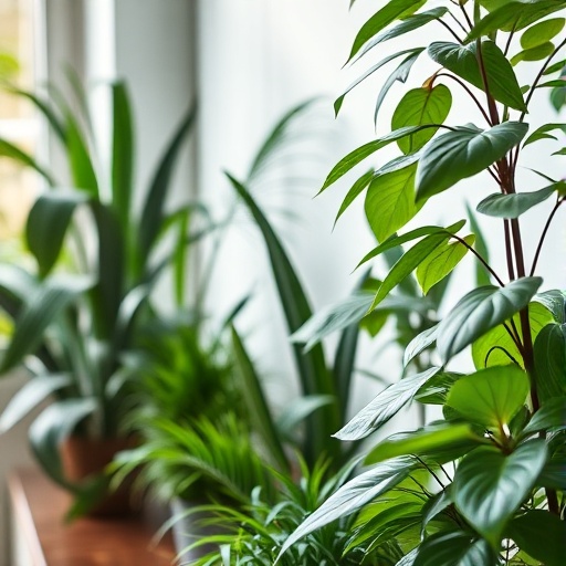 variety of indoor plants