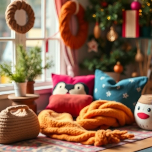 colorful accessories for cozy decor