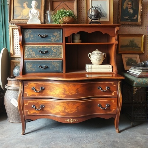 vintage furniture from thrift store