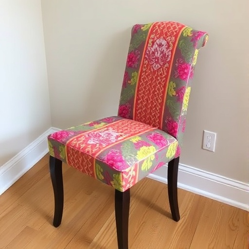 reupholstered dining chair