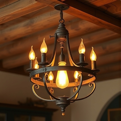 rustic chandelier lighting