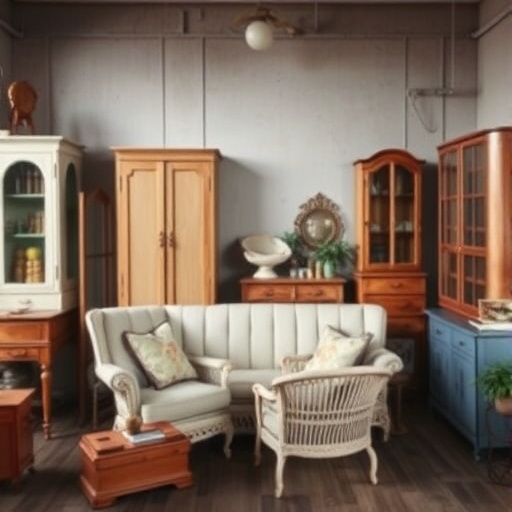 selection of vintage furniture