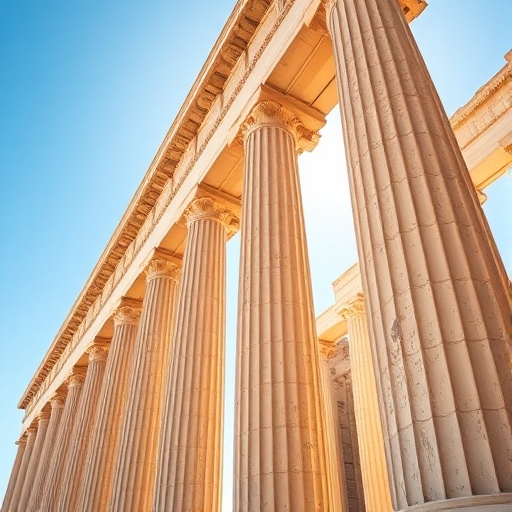 iconic Greek columns