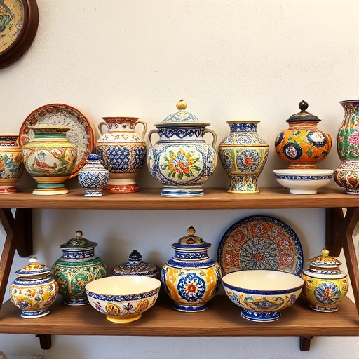 vibrant Turkish ceramics with intricate designs